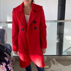 Kate Spade Red Coat Size 8